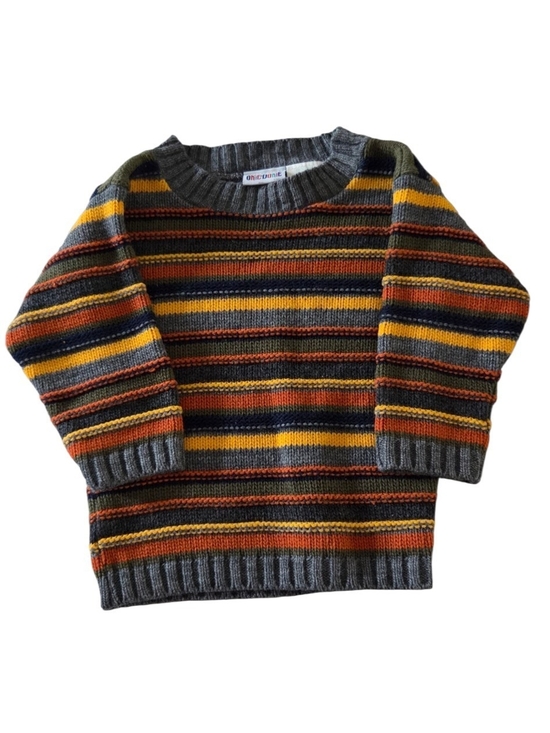 okie dokie Other - Vintage Okie Dokie Baby Sweater 12 Months Striped Made USA 90s Knit Pullover